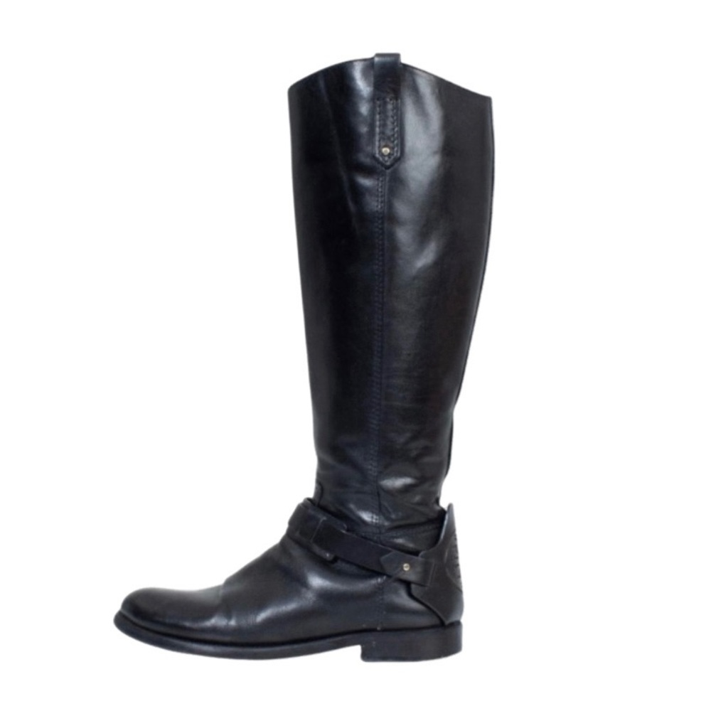 NWOB Tory Burch Black Colton Leather Knee Riding Boots - Sz 6